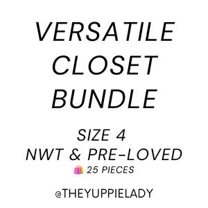 Versatile Closet Bundle | 4 Pieces | Size 4 (Small)